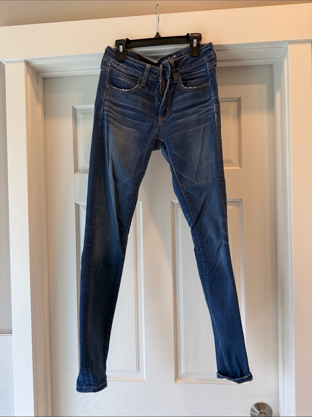 American Eagle Outfitters Dark Blue Skinny Jeans